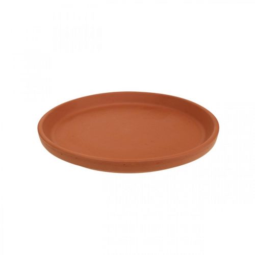 Saucer, ceramic bowl, terracotta clay Ø13.5cm