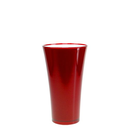 Vase “Fizzy” Ø13.5cm H20cm Red 1 pc