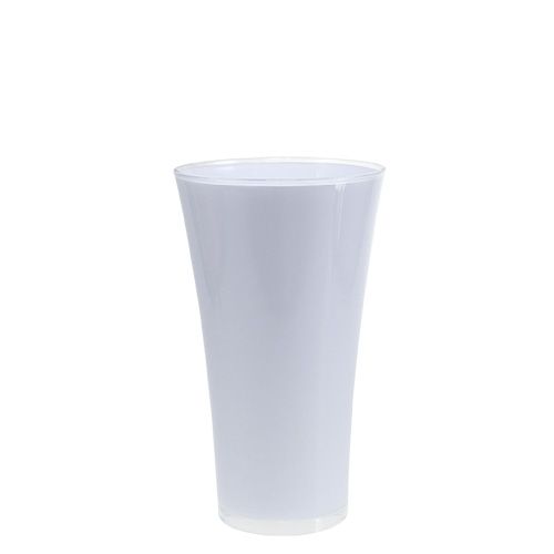 Vase “Fizzy” Ø16cm H27cm white, 1 pc
