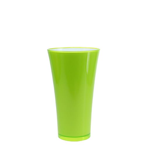 Floristik24 Vase “Fizzy” Ø14.6cm H21cm apple green 1 pc