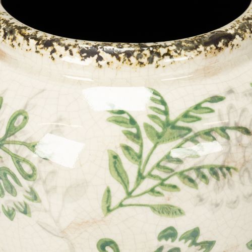 Product Vase with delicate plant pattern for home decoration 19cm