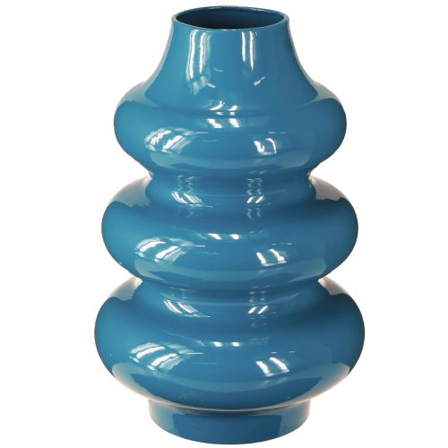 Floristik24 Vase, home accessory with a wave-shaped surface for a modern ambience, 23cm