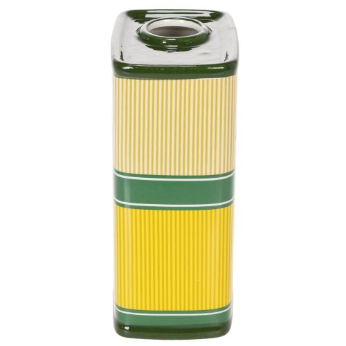 Product Ceramic decorative olive oil vase, perfect table decoration for dried flowers, 18cm