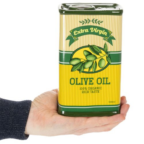 Product Ceramic decorative olive oil vase, perfect table decoration for dried flowers, 18cm