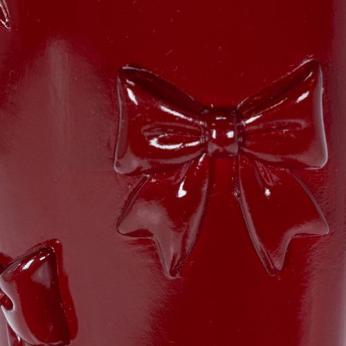 Decorative vase boot with bow