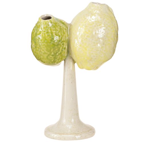 Product Ceramic decoration lemon vase Mediterranean table decoration H22cm