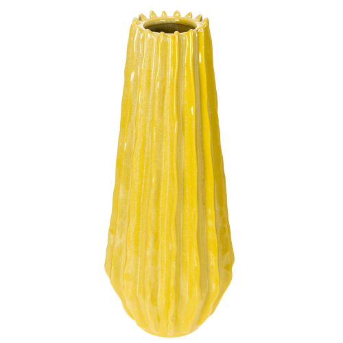 Floristik24 Vase with grooved design for stylish interior decoration in the living room, 33cm