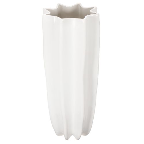 Flower vase fluted modern decorative vase 38cm