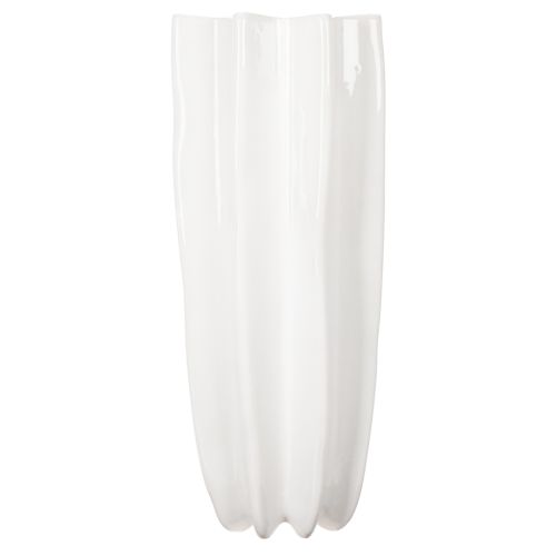 Flower vase fluted modern decorative vase 38cm | Floristik24.ie