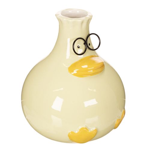 Product Duck figurine vase, ceramic, cheerful design, ideal for modern interiors, 15cm, 2 pieces