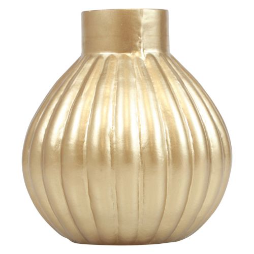Vase gold glass vase bulbous decorative vase glass Ø10.5cm H11.5cm