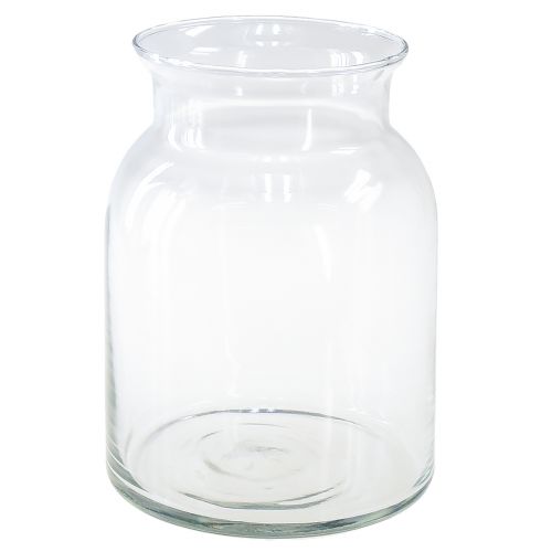 Product Decorative glass vase lantern glass clear Ø18.5cm H25.5cm