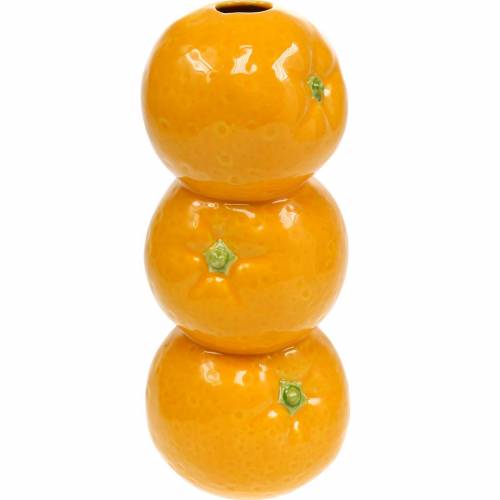 Vase of oranges decoration vase ceramic summer decoration citrus fruit flower vase