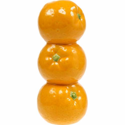 Floristik24 Vase of oranges decoration vase ceramic summer decoration citrus fruit flower vase