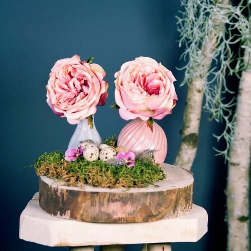 Floristik24 Vase Ø7.5cm H10cm mother-of-pearl pink 6pcs