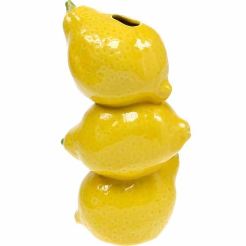 Flower vase summer decoration decorative vase lemon ceramic H20cm