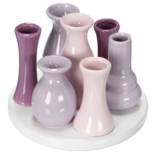 Floristik24 Ceramic vase set, modern living room decor, 14cm