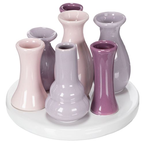 Product Ceramic vase set, modern living room decor, 14cm