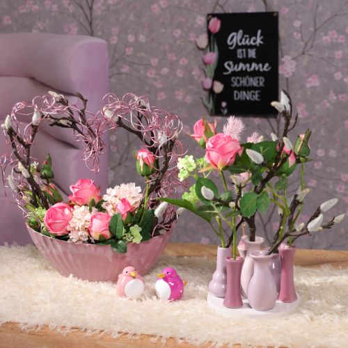 Product Ceramic vase set, modern living room decor, 14cm