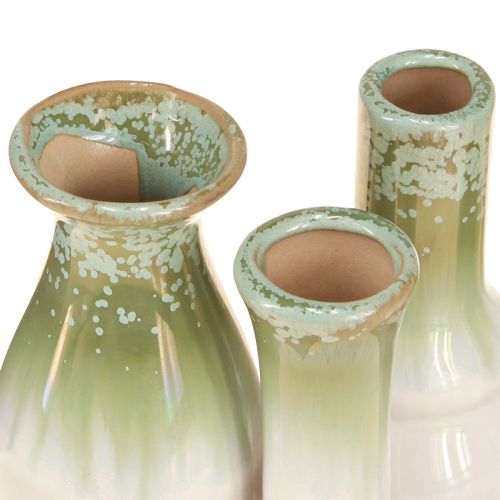 Product Decorative ceramic vases on a tray, versatile home decoration, 26cm