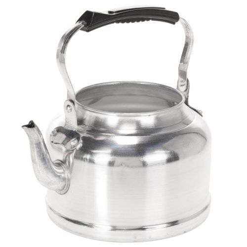 Vintage decorative teapot/planter, metal with zinc look, Ø19cm H15cm buy online | Floristik24.ie