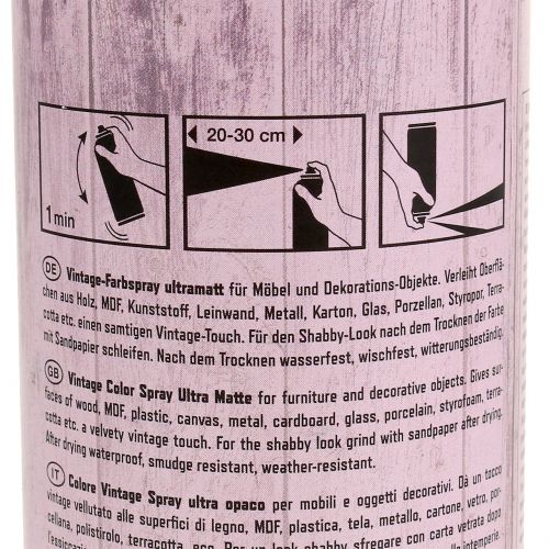 Floristik24 Vintage Light Pink Spray Paint 400ml