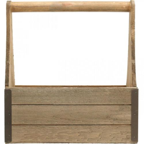 Floristik24 Vintage wooden box for planting tool box plant box 28×14×31cm