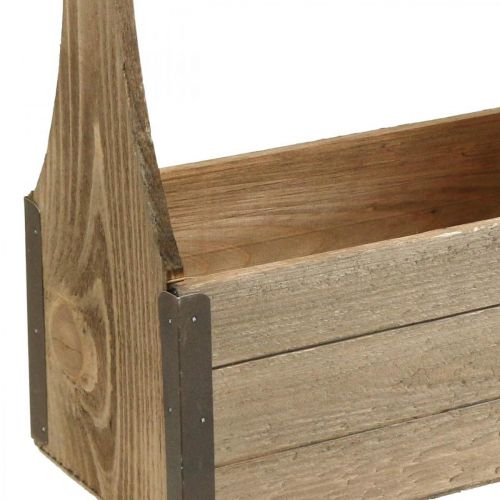 Floristik24 Vintage wooden box for planting tool box plant box 28×14×31cm