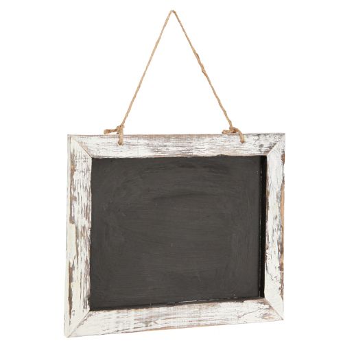 Product Vintage chalkboard for hanging black and white 30×25cm 2pcs