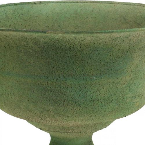 Floristik24 Vintage cup planter metal rustic plant pot H20cm Ø20cm