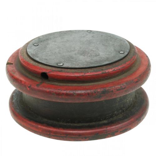 Floristik24 Deco reverse roller, candlestick, table decoration, industrial design, vintage look Ø12cm