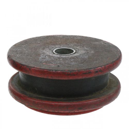 Floristik24 Deco reverse roller, candlestick, table decoration, industrial design, vintage look Ø12cm