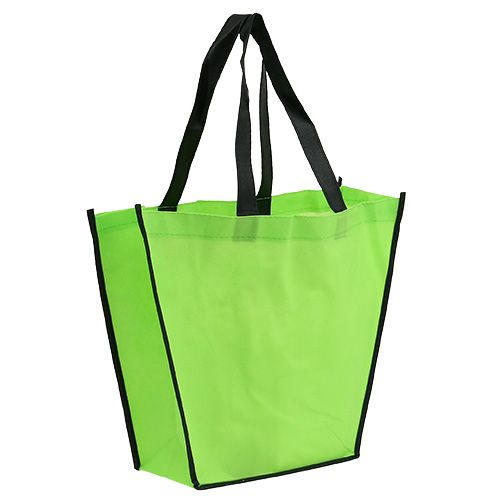 Floristik24 Fleece bag green 38cm x 32cm 1p