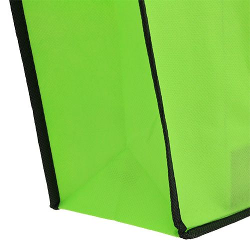 Floristik24 Fleece bag green 38cm x 32cm 1p