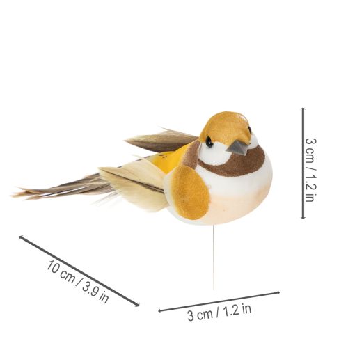 Product Bird decorations for festive table decorations. Versatile bird stakes, 10cm, 12 pieces.