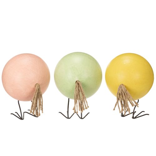 Product Decorative chick figurines as a cheerful eye-catcher for spring and Easter, 12cm, 3 pieces