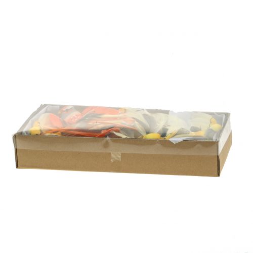 Floristik24 Bird on wire brown / orange 14cm 12pcs