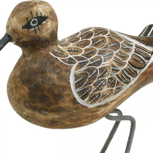 Floristik24 Wooden Bird Sculpture Bathroom Decor Water Bird H22cm