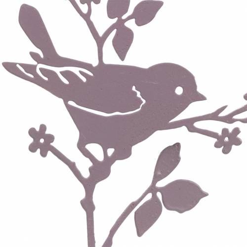 Floristik24 Bird with stick metal assorted multicolored H12cm 10pcs