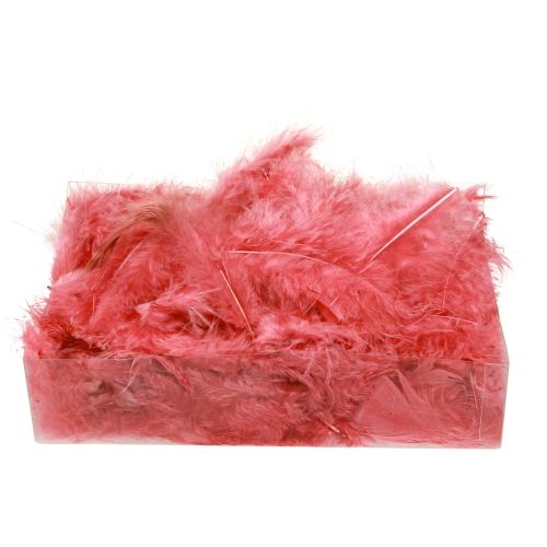Product Bird Feathers Craft Feathers in Pink Spring Easter 20g
