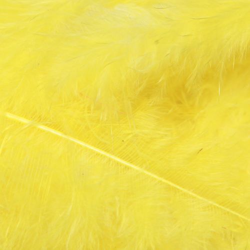 Product Bird Feathers Yellow for Crafting Decorative Feathers 5cm–10cm 20g