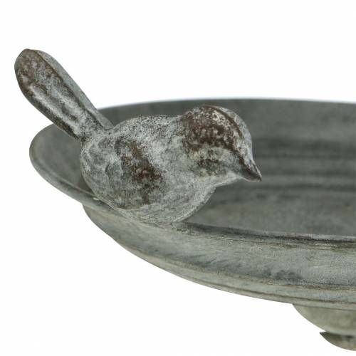 Floristik24 Bird feeder to hang metal gray, rust, white washed Ø21cm H27cm