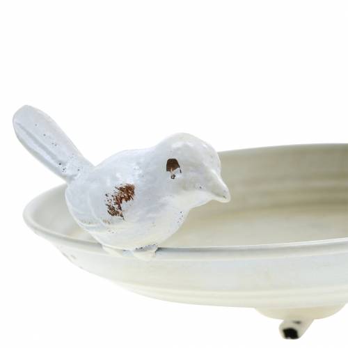 Product Bird feeder to hang metal cream, grate Ø21cm H27cm