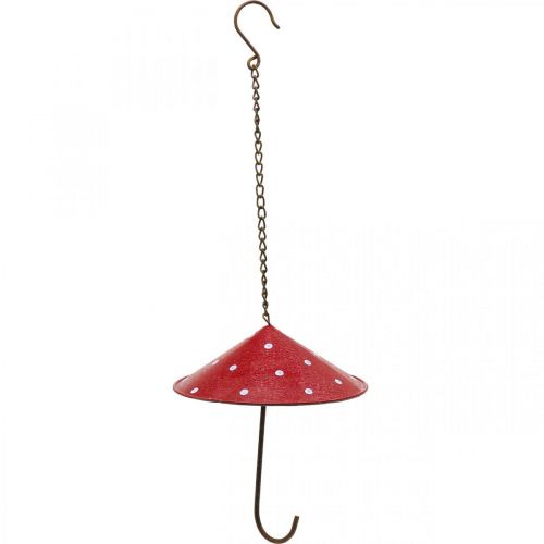Floristik24 Bird feeder fly agaric for hanging rust Ø15,5cm