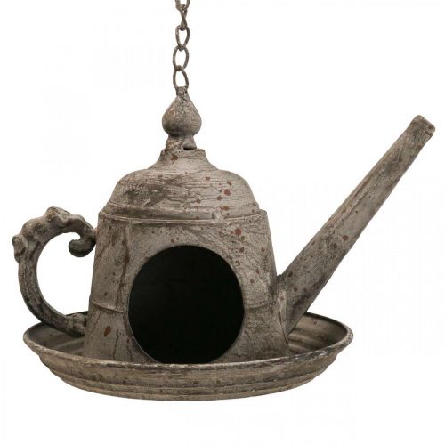 Decorative bird house vintage decorative jug metal for hanging H51cm