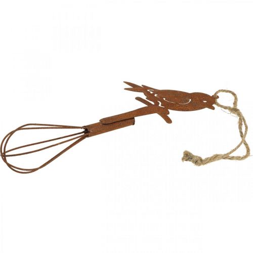 Floristik24 Hanging decoration patina decoration bird vintage decoration metal 28cm