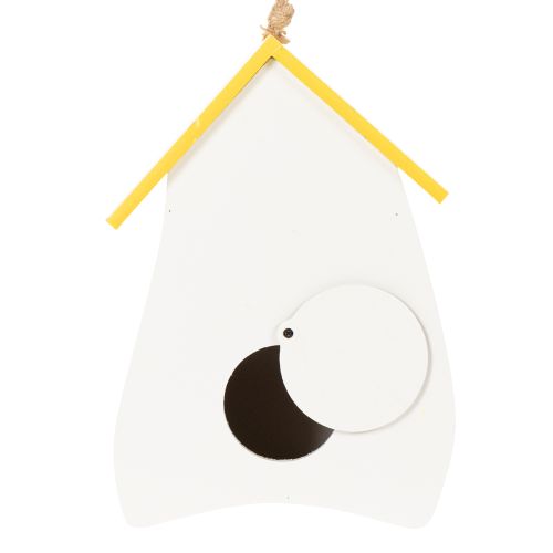 Product Decorative birdhouse with floral pattern for indoor and balcony use, 21cm