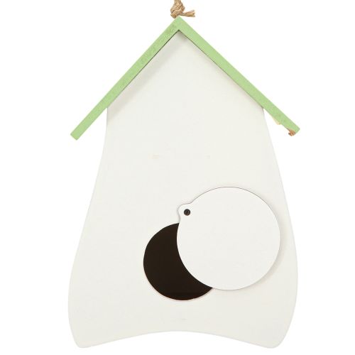 Product Birdhouse for stylish rooms with floral design and nostalgic flair 21cm
