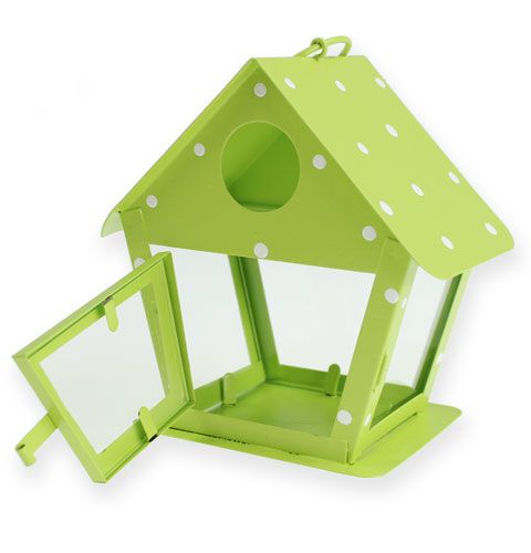 Product Lantern bird house spring green 13x12cm