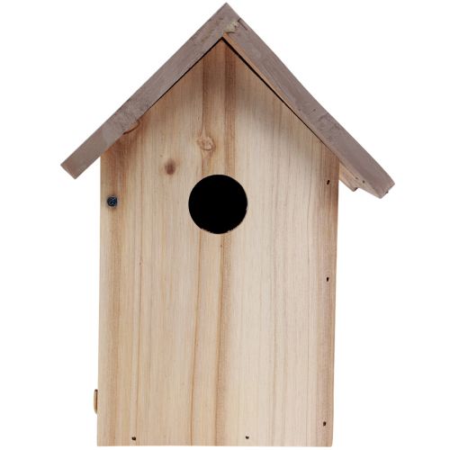 Product Birdhouse made of wood nesting box natural brown/beige 23cm 1 pc